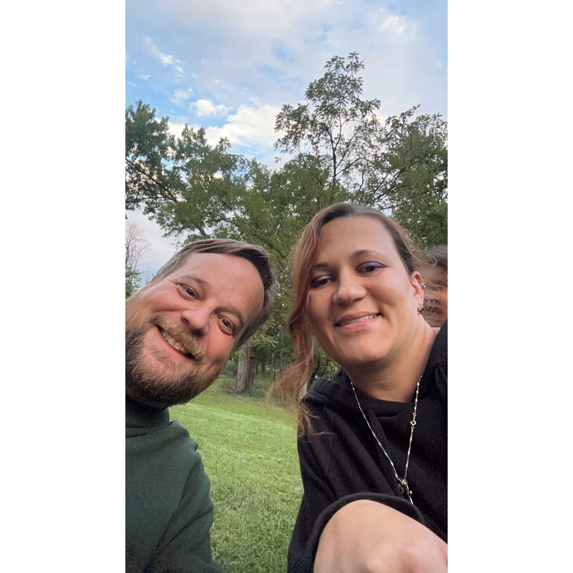 Outside at the farm!