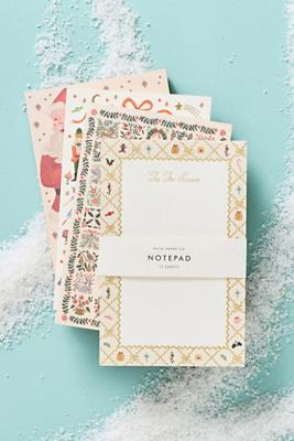 Rifle Paper Co. Holiday Notepads, Set of 4