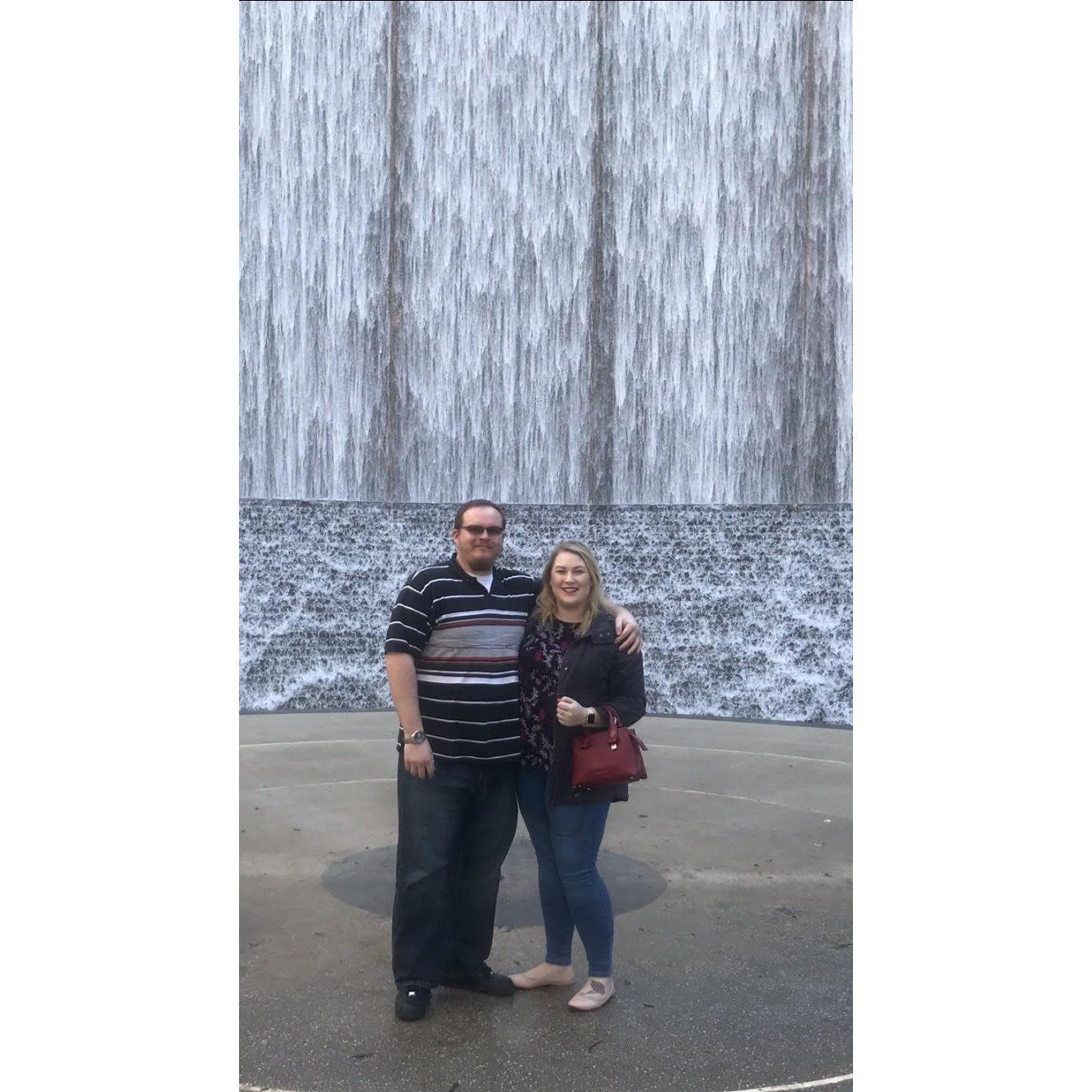 Water wall in Houston!