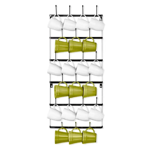 Sorbus Small 6-Tier Metal Mug Rack Organizer - for Home, Kitchen & Bar, Coffee Station