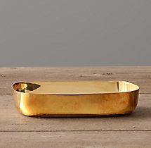 Organic Brass Bowl
