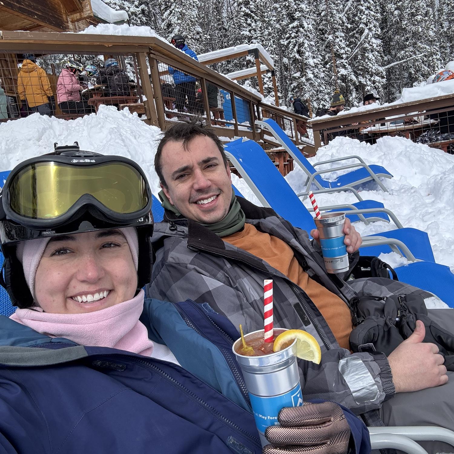 We went to Breckenridge for my 28th Birthday. Ryan taught me how to ski, we had lots of fun!