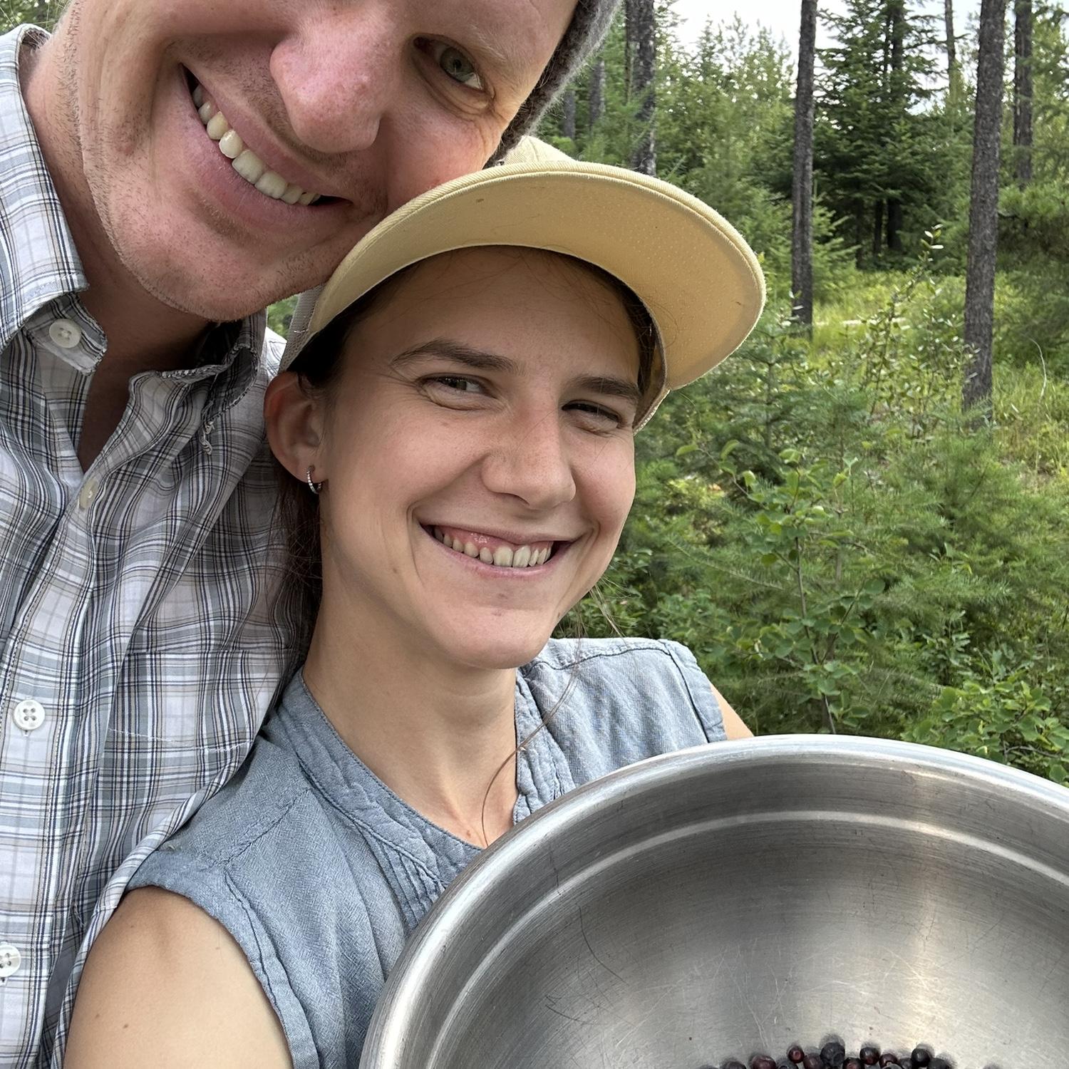 Huckleberry picking!