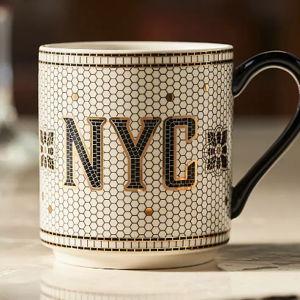The Bistro Tile Stoneware Mug: Jetsetter Edition NYC