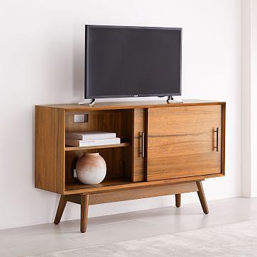 Mid-Century Narrow Media Console (48")