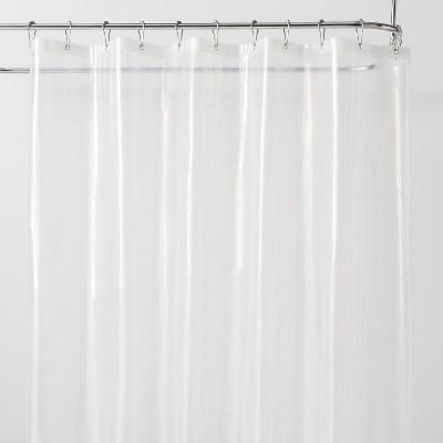 Solid Shower Liner Clear 71"x71" - Made By Design™