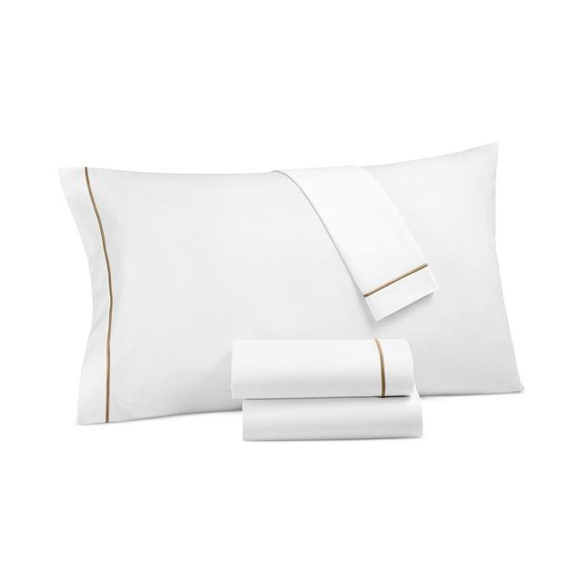 Hotel Collection Italian Percale Cotton 4-Pc. Sheet Set, King, Created for Macy's