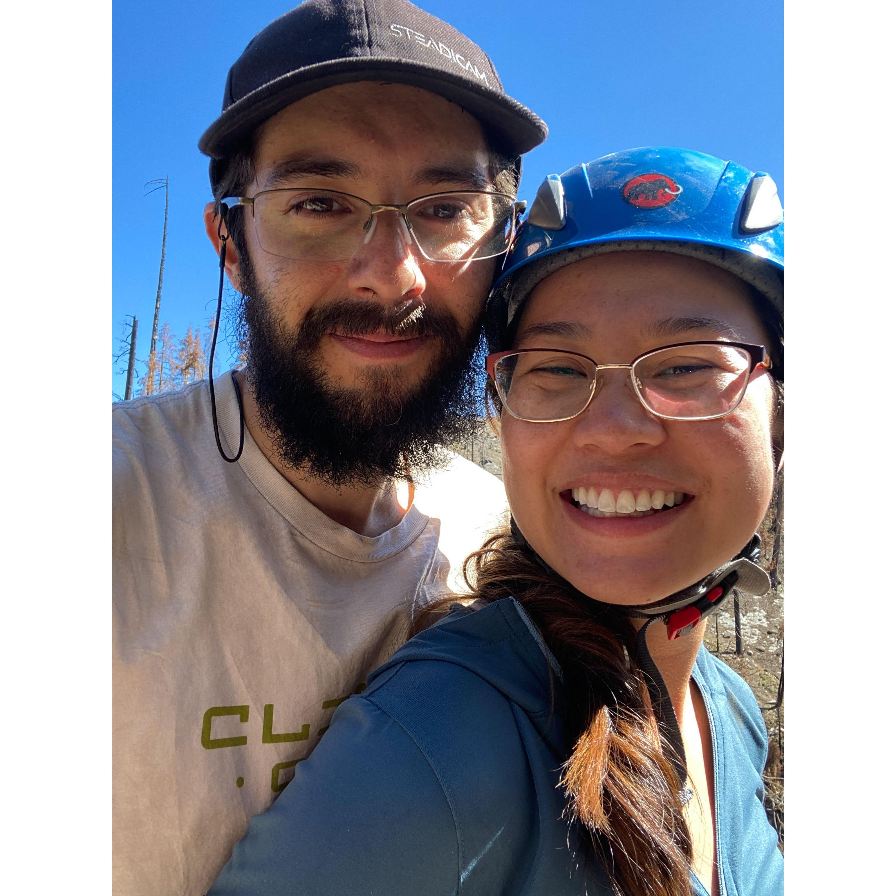 Climbing selfies a must.