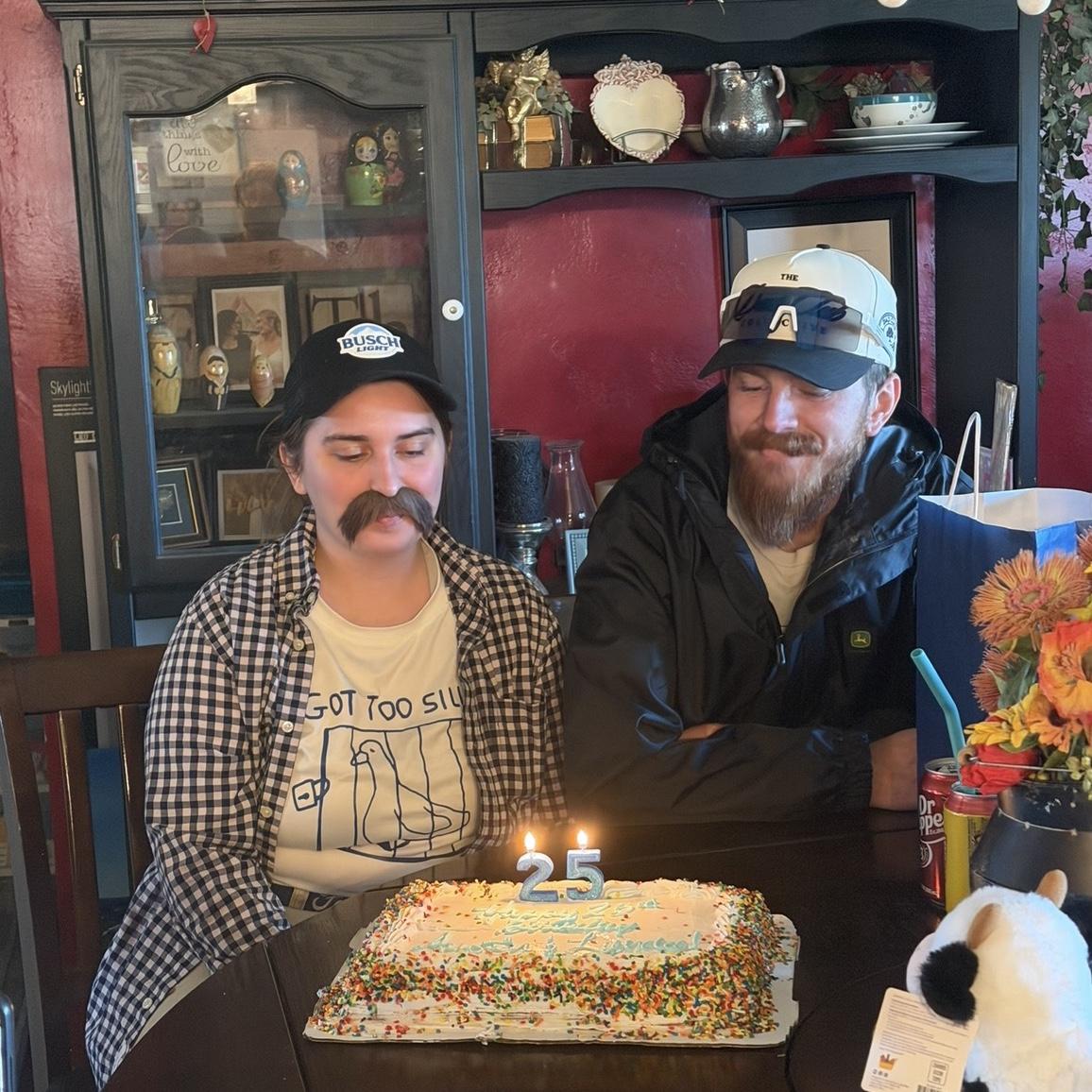 Our 25th birthday party (dress like a bbq dad theme)