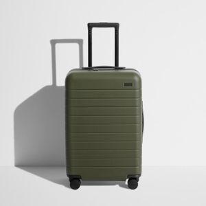 The Bigger Carry-On Suitcase in Olive Green | Away