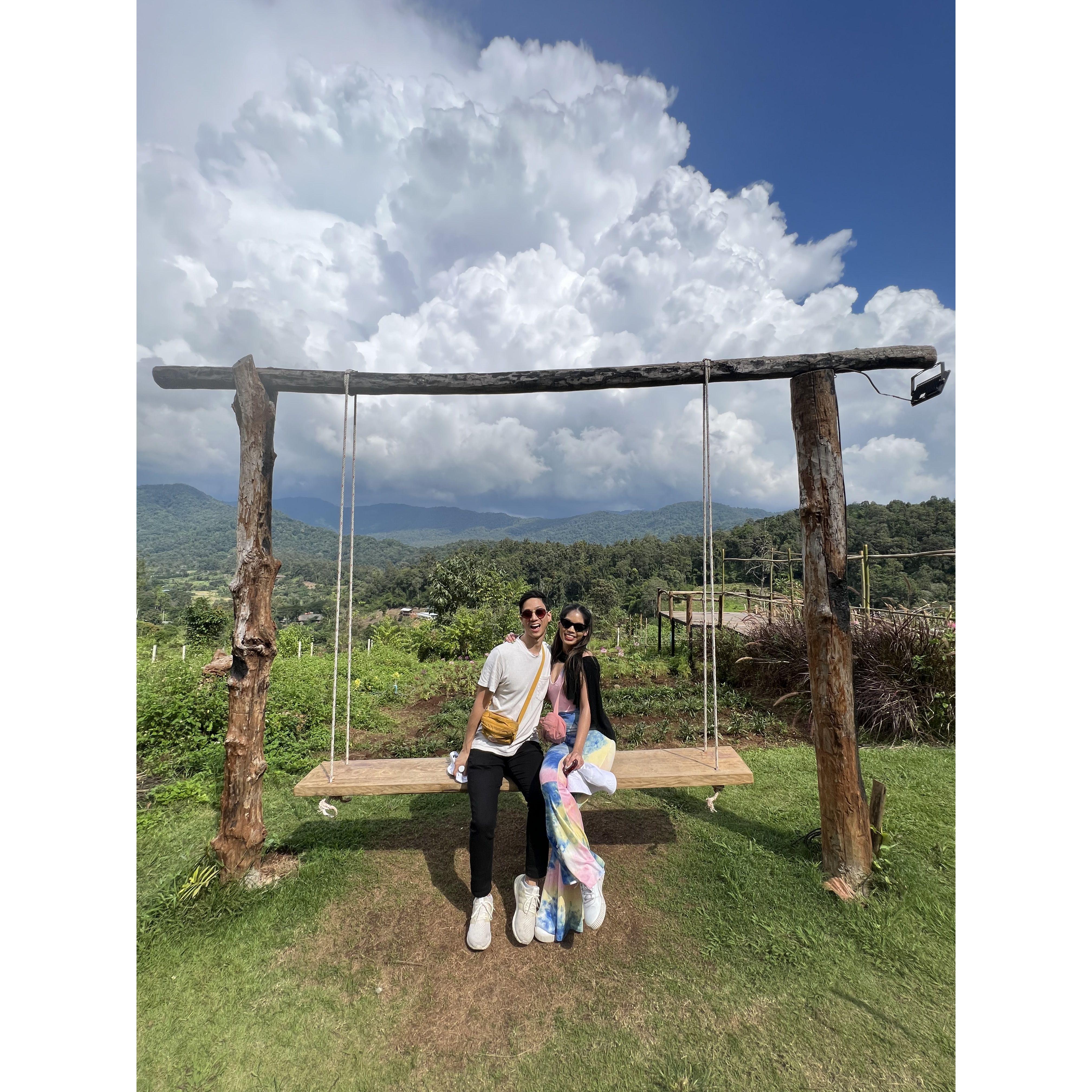Our first time in Chiang Mai together in 2023.