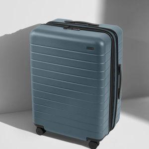 The Medium Flex Suitcase in Coast Blue | Away