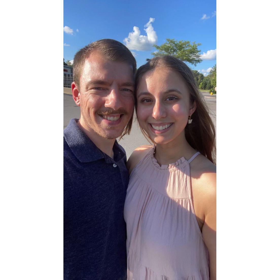 Our one year anniversary in August 2022