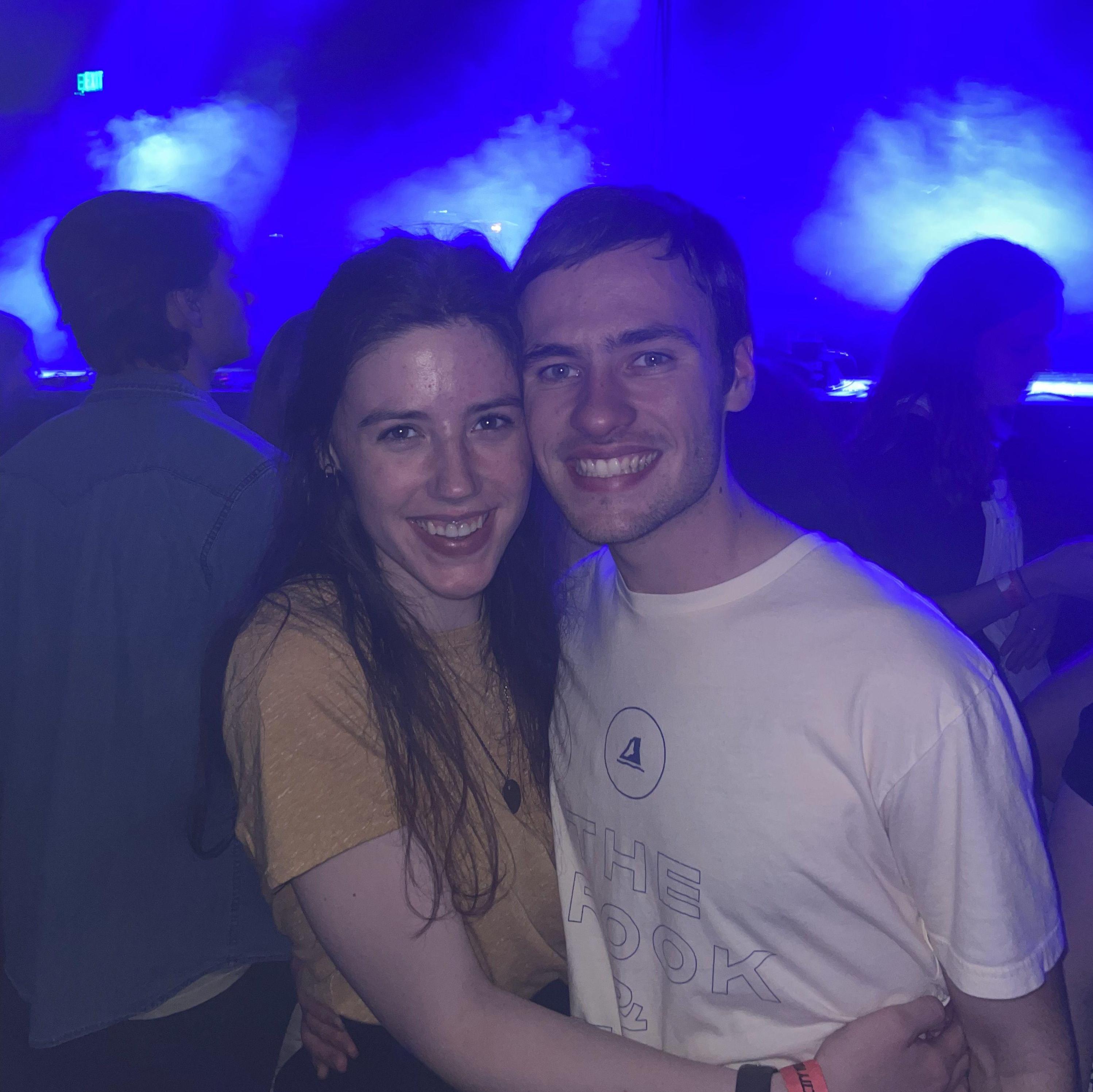 Our first concert together seeing The Brook and the Bluff