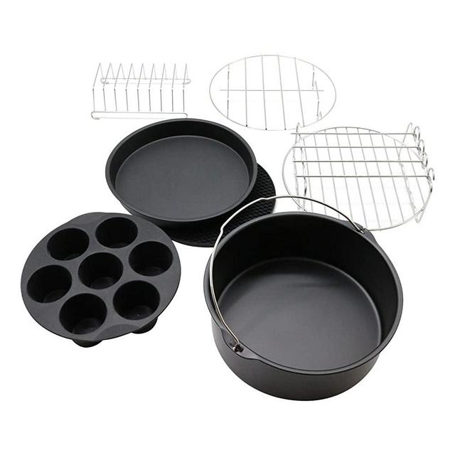 7 Set Air Fryer Bakeware Accessories For Ninja Foodi 5&6.5&8 Qt Op101