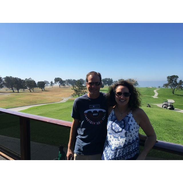 At Torrey Pines Golf Course in San Diego, CA.