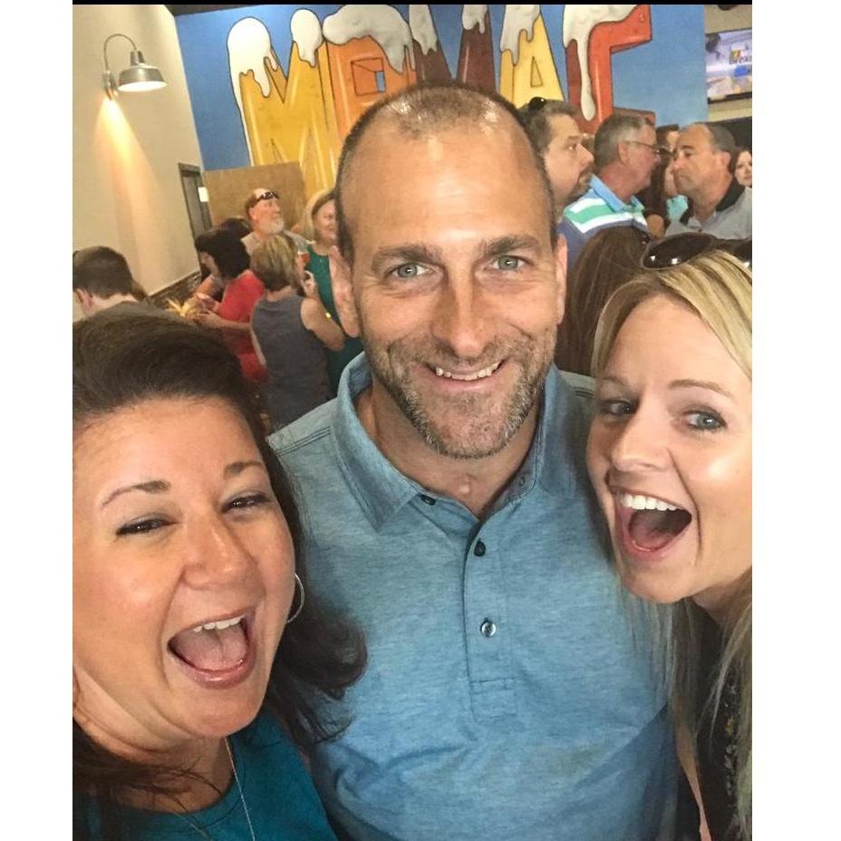 That 1 time Michael & Becky saw each other after 2 years... they shared there first picture together. This is one for the books. lol July 7, 2018 MoMac brewery Grand Opening