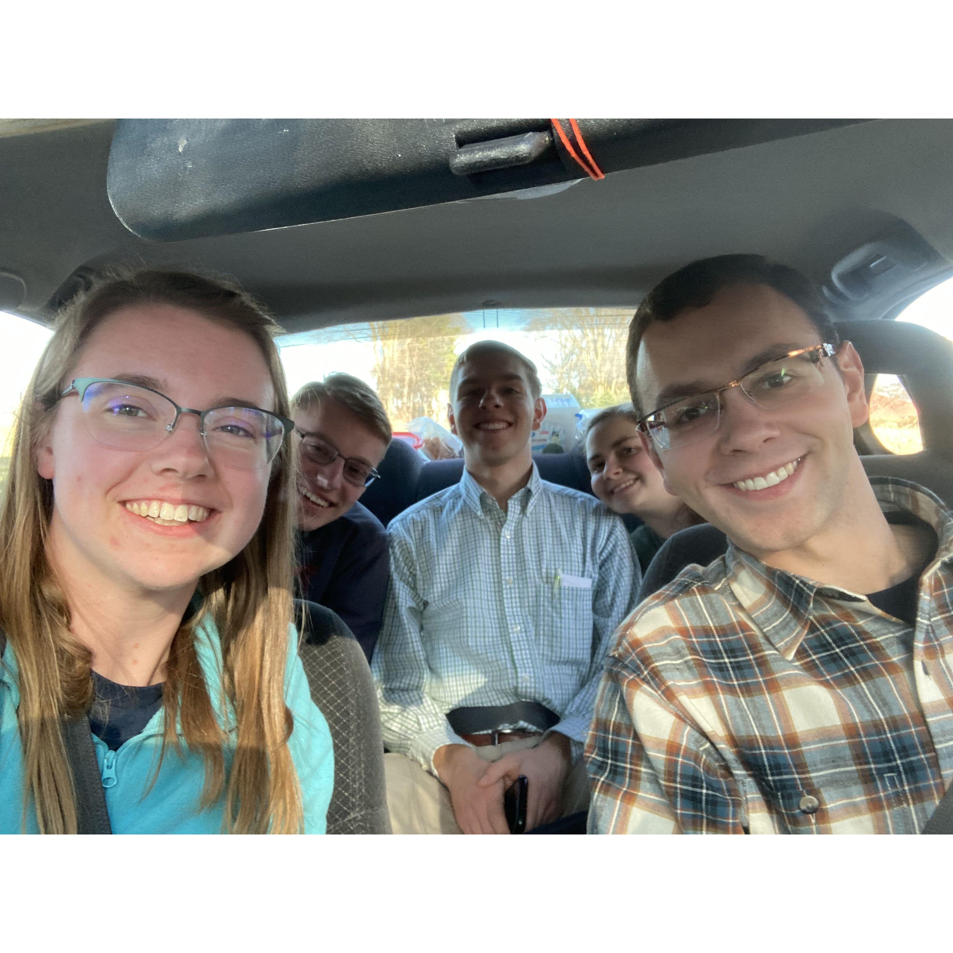 return to Wisconsin after an exciting spring break