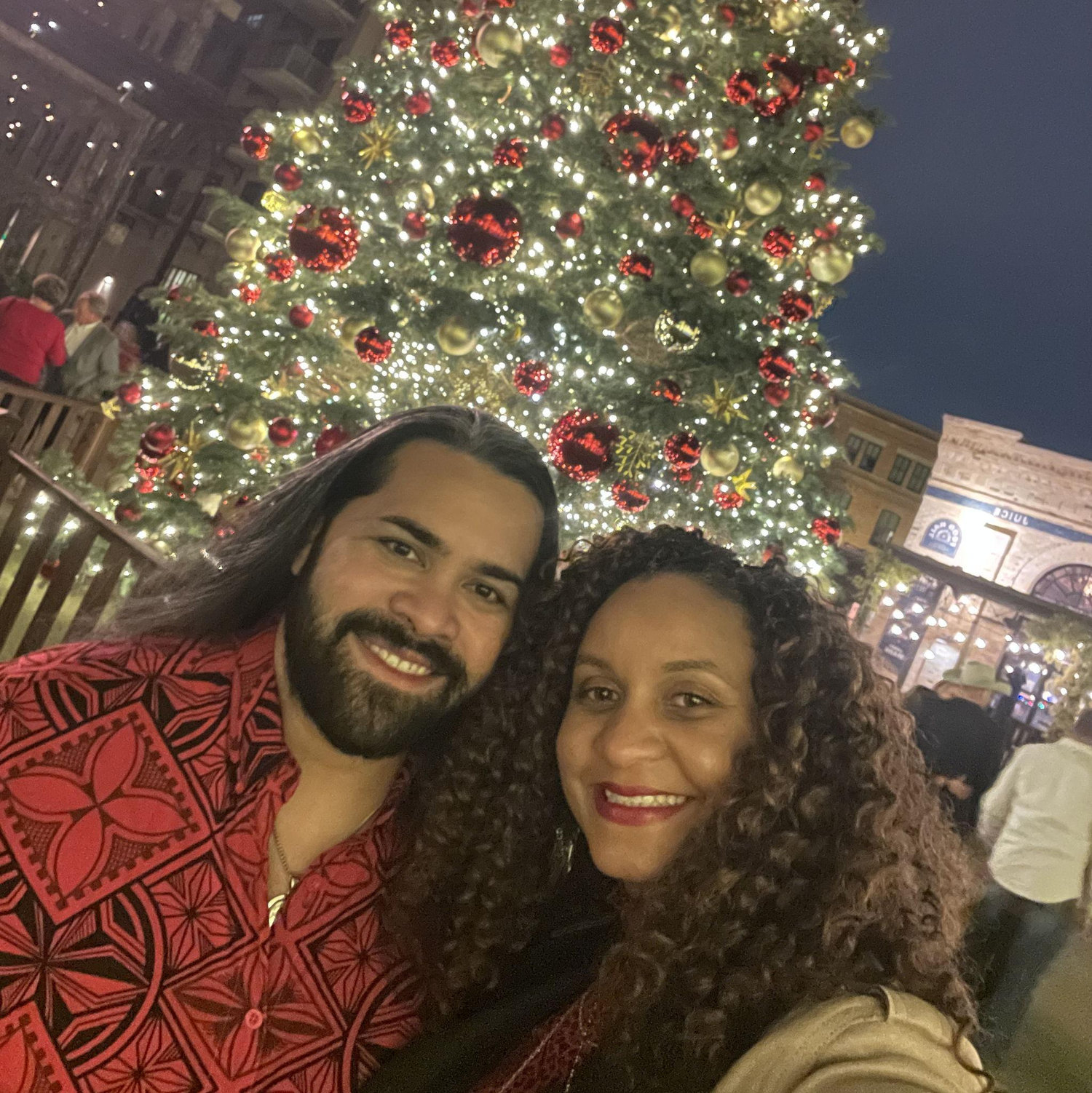 Christmas time together in San Antonio
