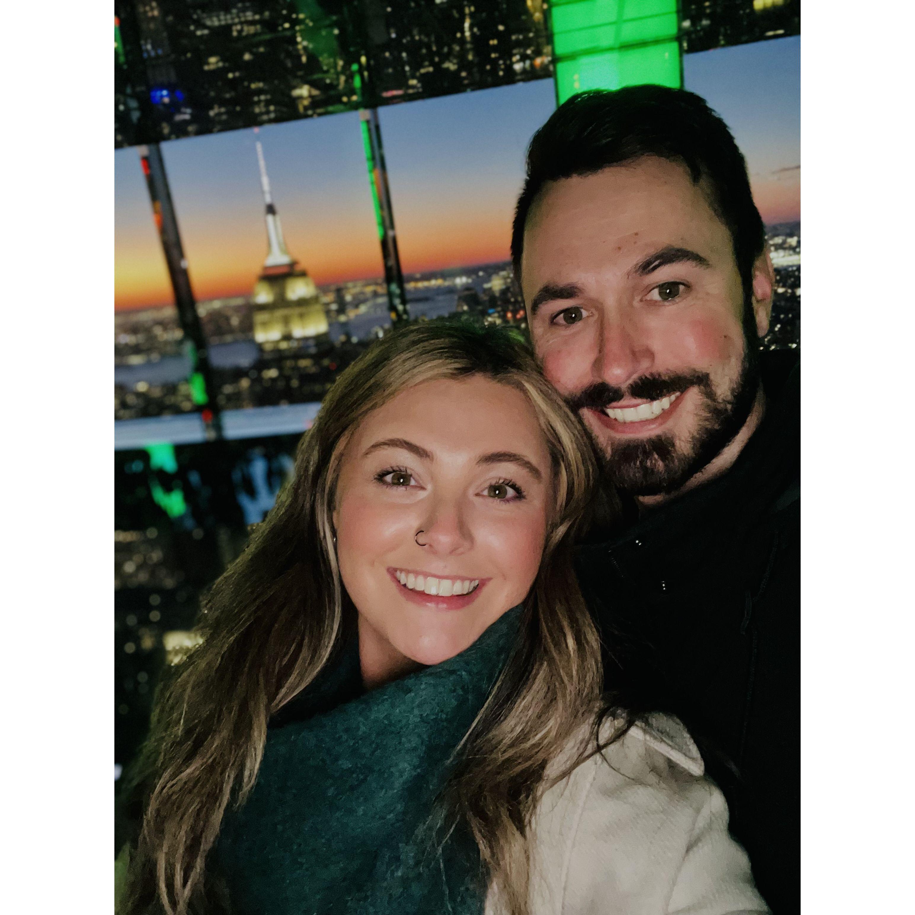 Our first trip to New York Together for Daniel's 29th birthday