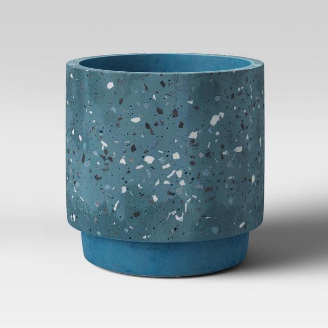 6" Concrete Terrazzo Planter Blue - Project 62™