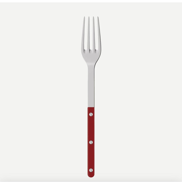 Bistrot Solid, Burgundy - Serving fork