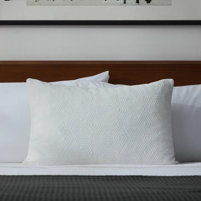 Standard Essence Shredded Memory Foam Bed Pillow with Microban Antimicrobial Technology - Lucid