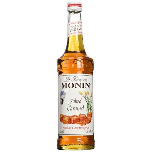 Monin Salted Caramel Syrup, 750 ml Glass Bottle