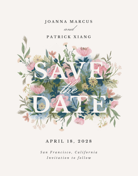 Laurelwood Classic | Light Oatmeal | Zola Save The Dates