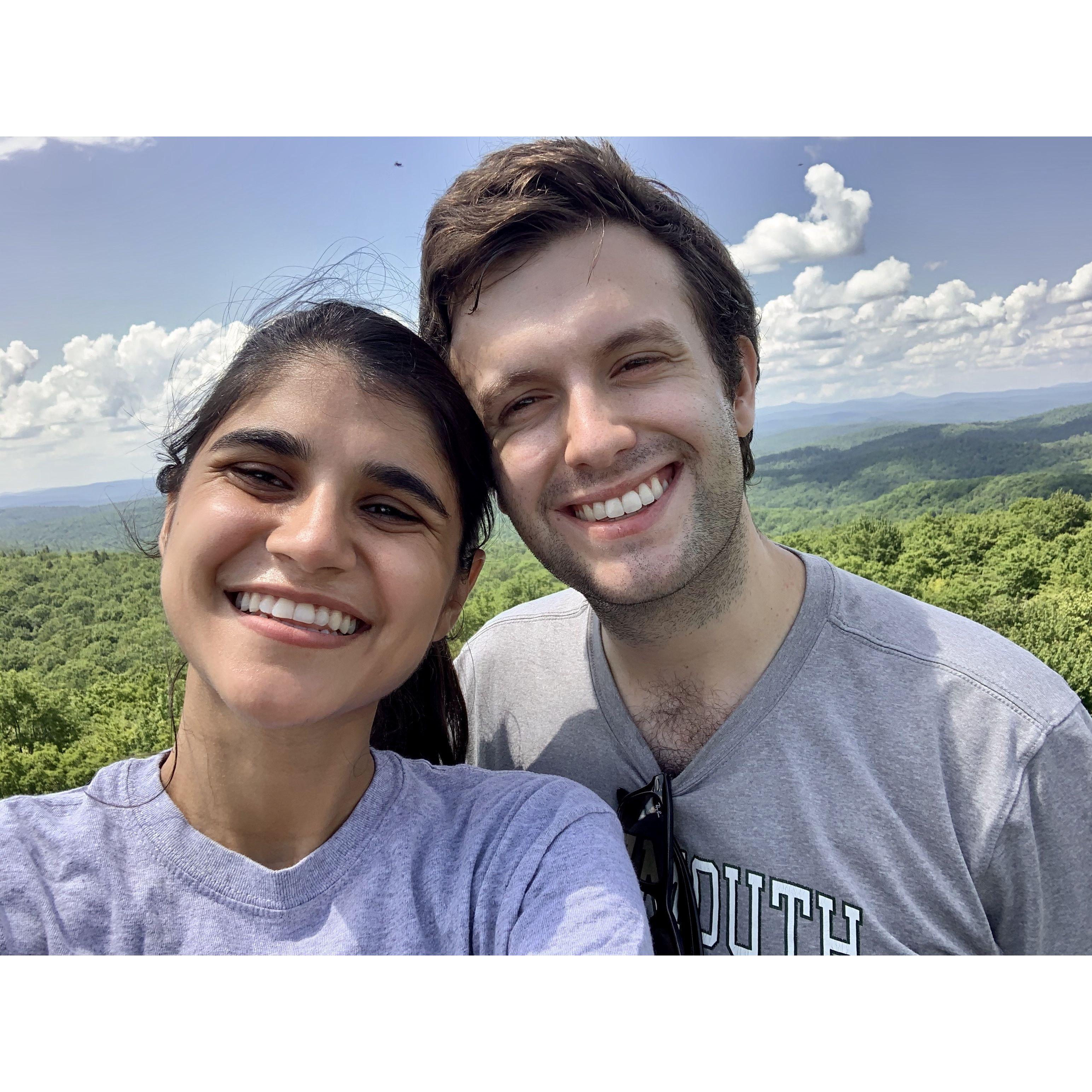 Summer views from the Norwich Fire Tower.