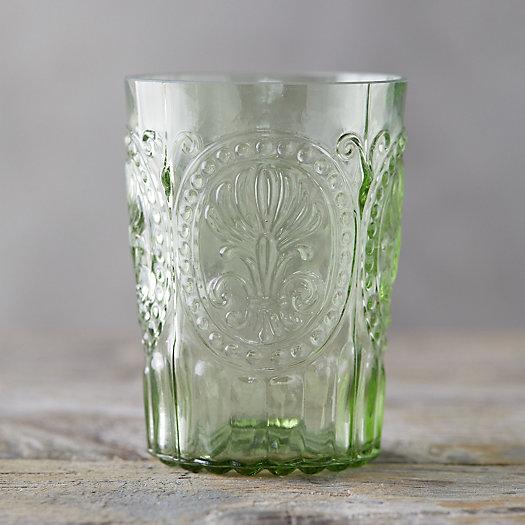 Fleur de Lys Glass Tumbler