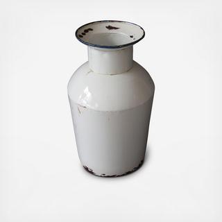 Antiqued Enamelware Vase