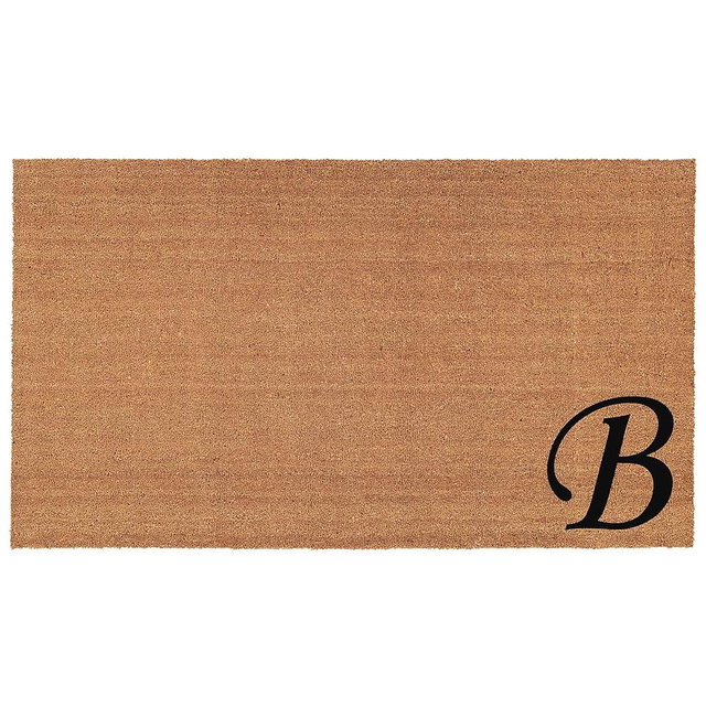 Calloway Mills 153621830B Urban Chic Monogram Doormat 17" x 29" (Letter B)