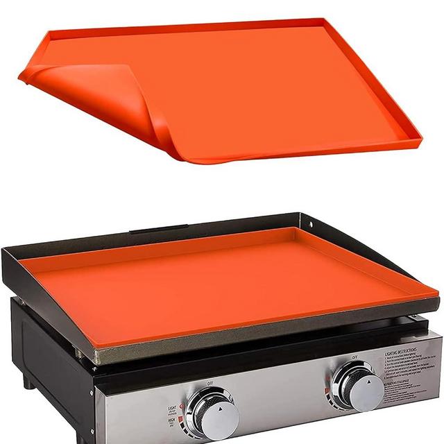 22" Silicone Griddle Mat for Blackstone 22 Inch Griddle, Heavy Duty Food Grade Silicone Griddle Cover, Protect Your Griddle from Dirt & Rust All Year Round