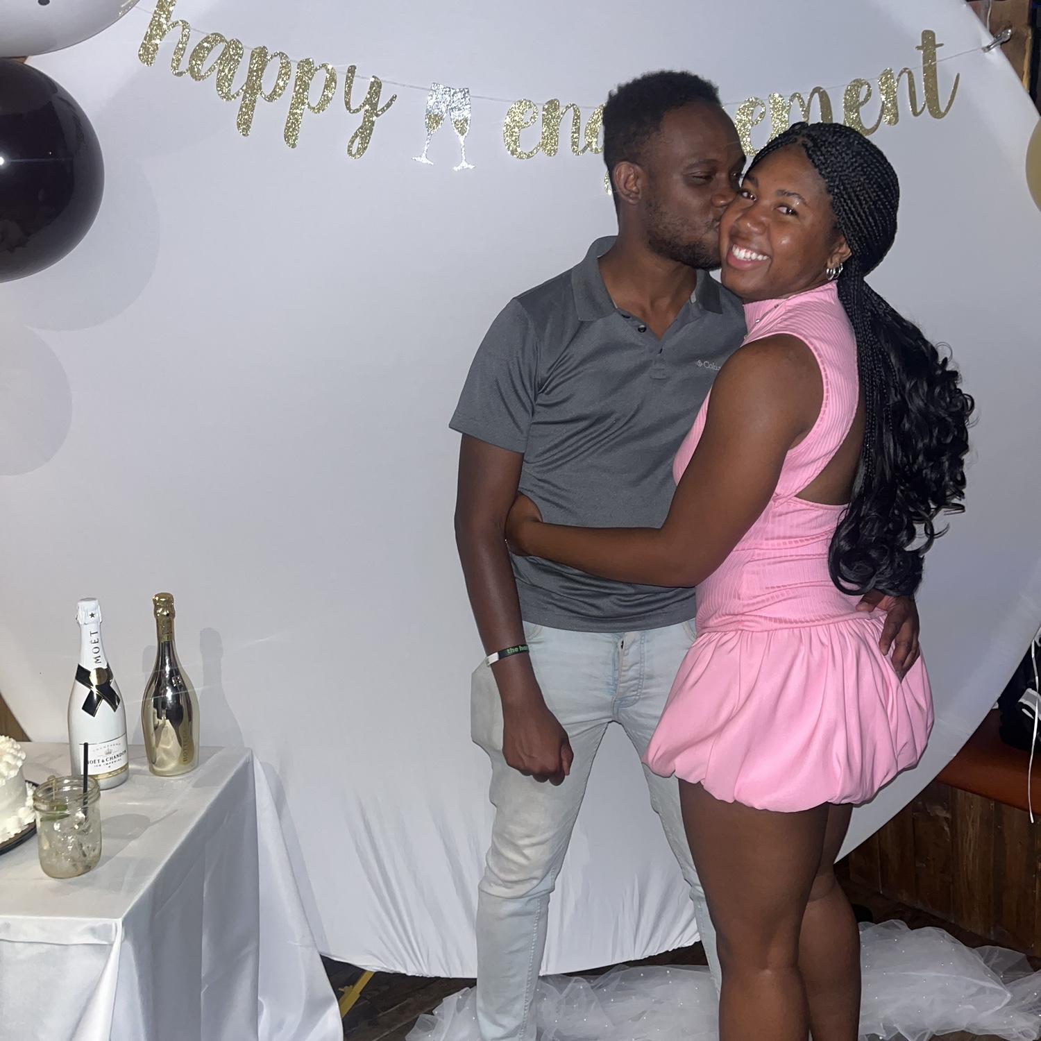 Surprise engagement party