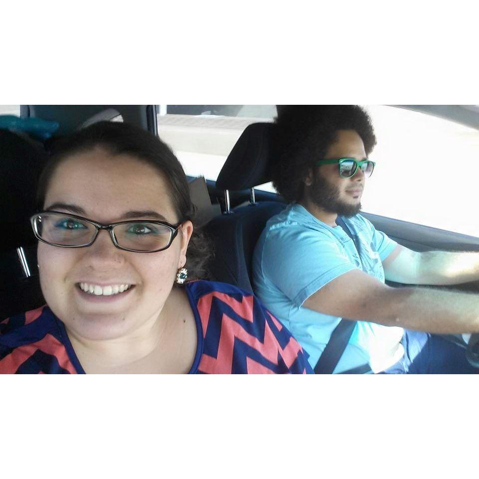 2015 - on our way home from a trip to Schlitterbahn