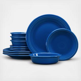 Classic Rim 12-Piece Dinnerware Set, Service for 4