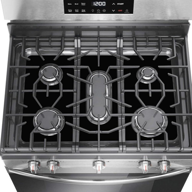 Premium Plus Stove Protectors for Frigidaire Gas Stove Model FCRG306LAFA, Custom Cut, Easy to Clean Stove Liner, Made in the USA.