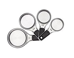 OXO Good Grips Stainless Steel Measuring Cups with Magnetic Snaps