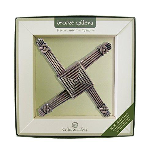 Carrolls Irish Gifts Bronze Plated Wall Plaque with St Brigid's Cross Design