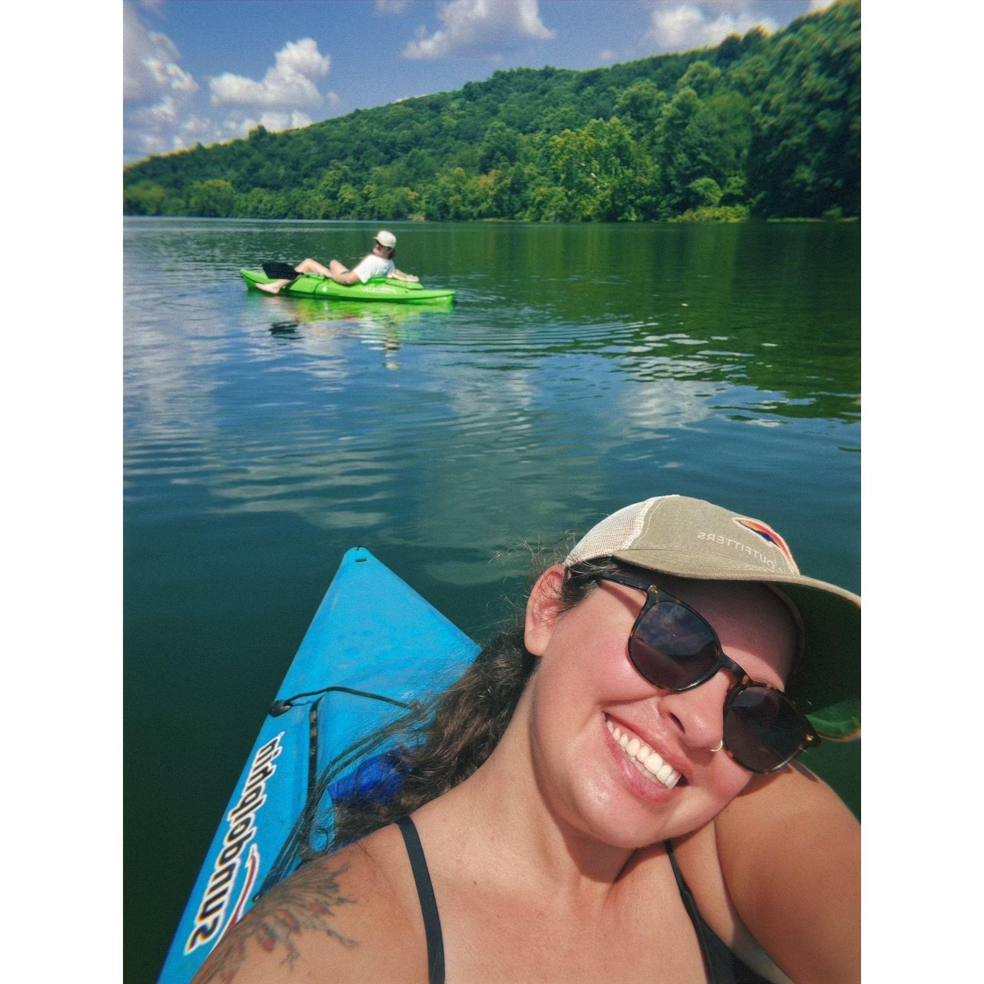 Kayaking on the Monongahela River!