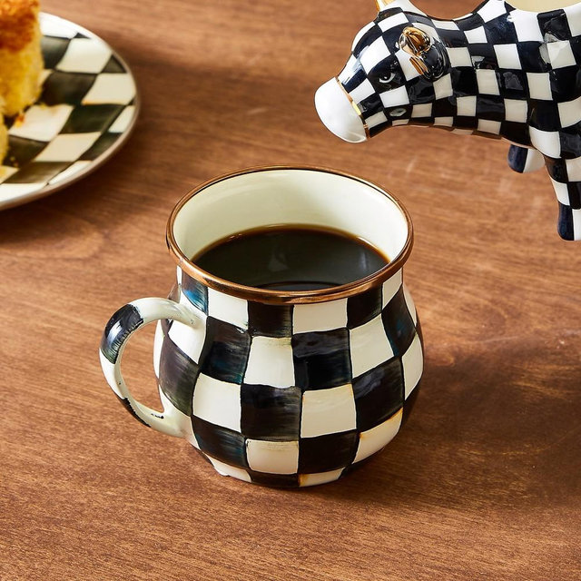MacKenzie-Childs Courtly Check Mug