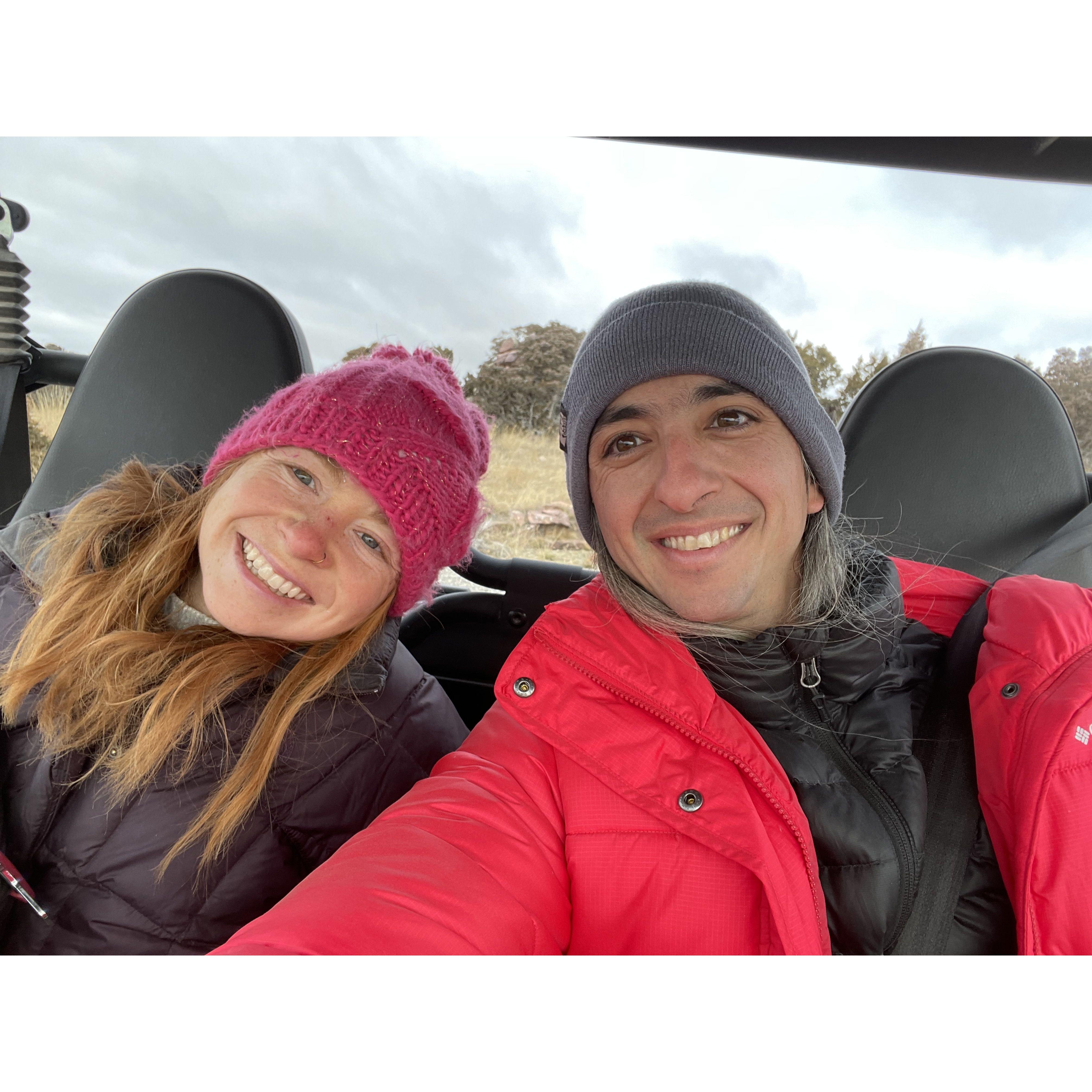 Thanksgiving golf cart ride 2024