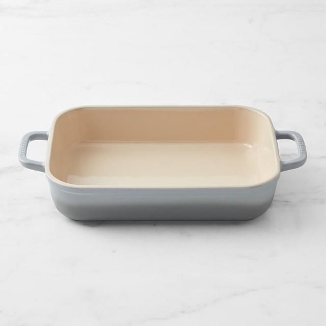 Le Creuset Stoneware Rectangle Baking Dish, 12" x 9", French Grey