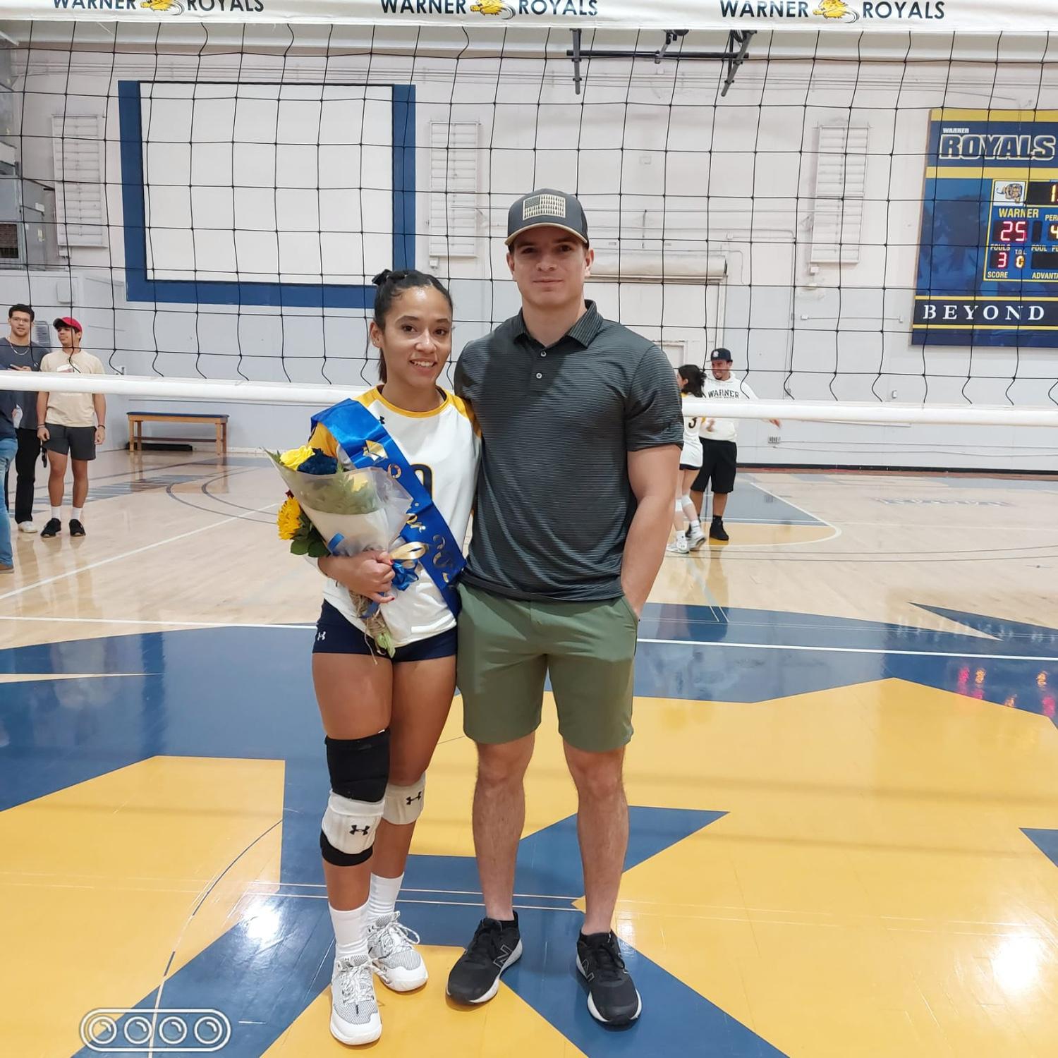 Gigi’s college Senior Night🏐