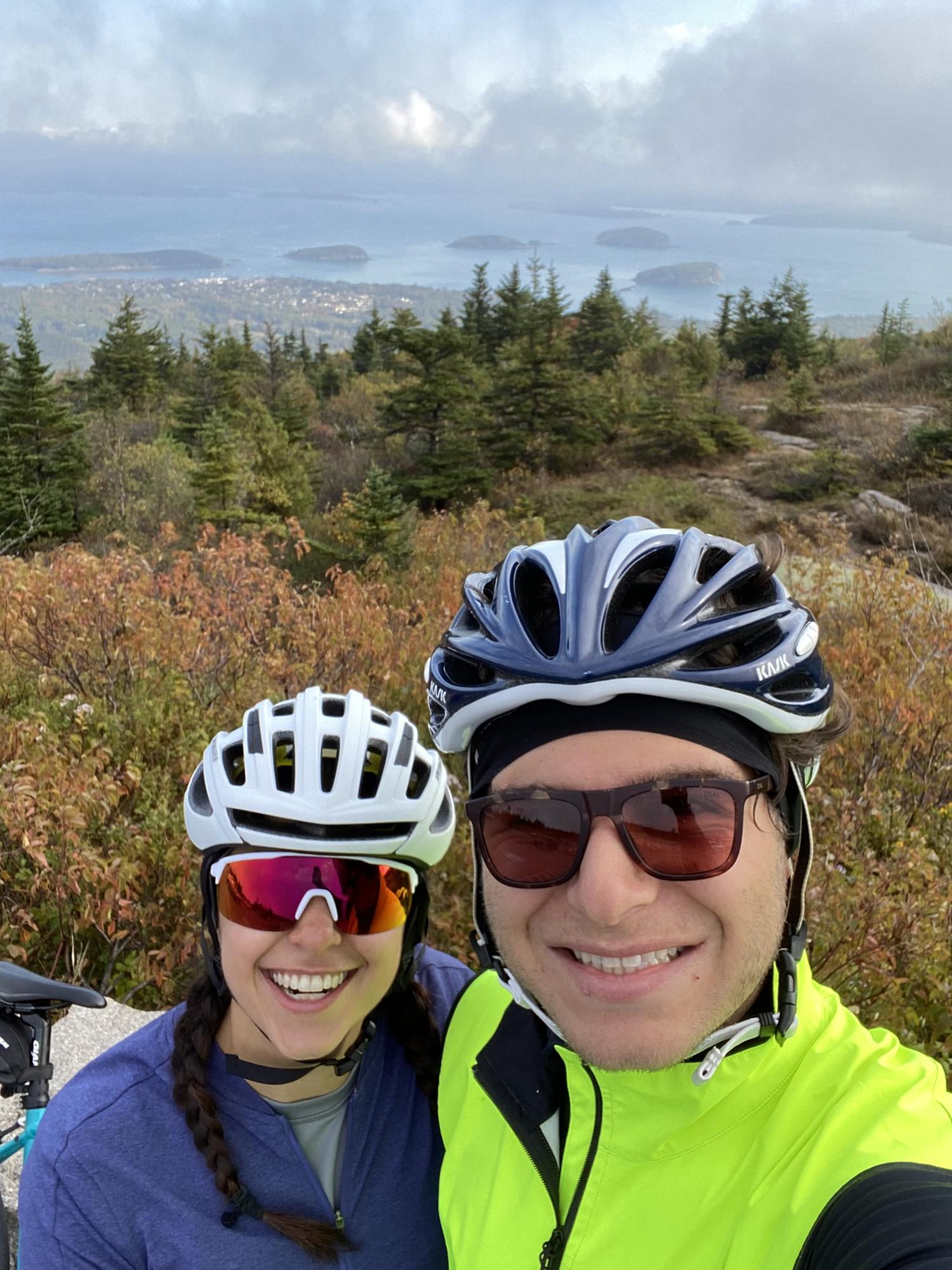 Celebrating our original wedding date with a ride through Acadia National Park