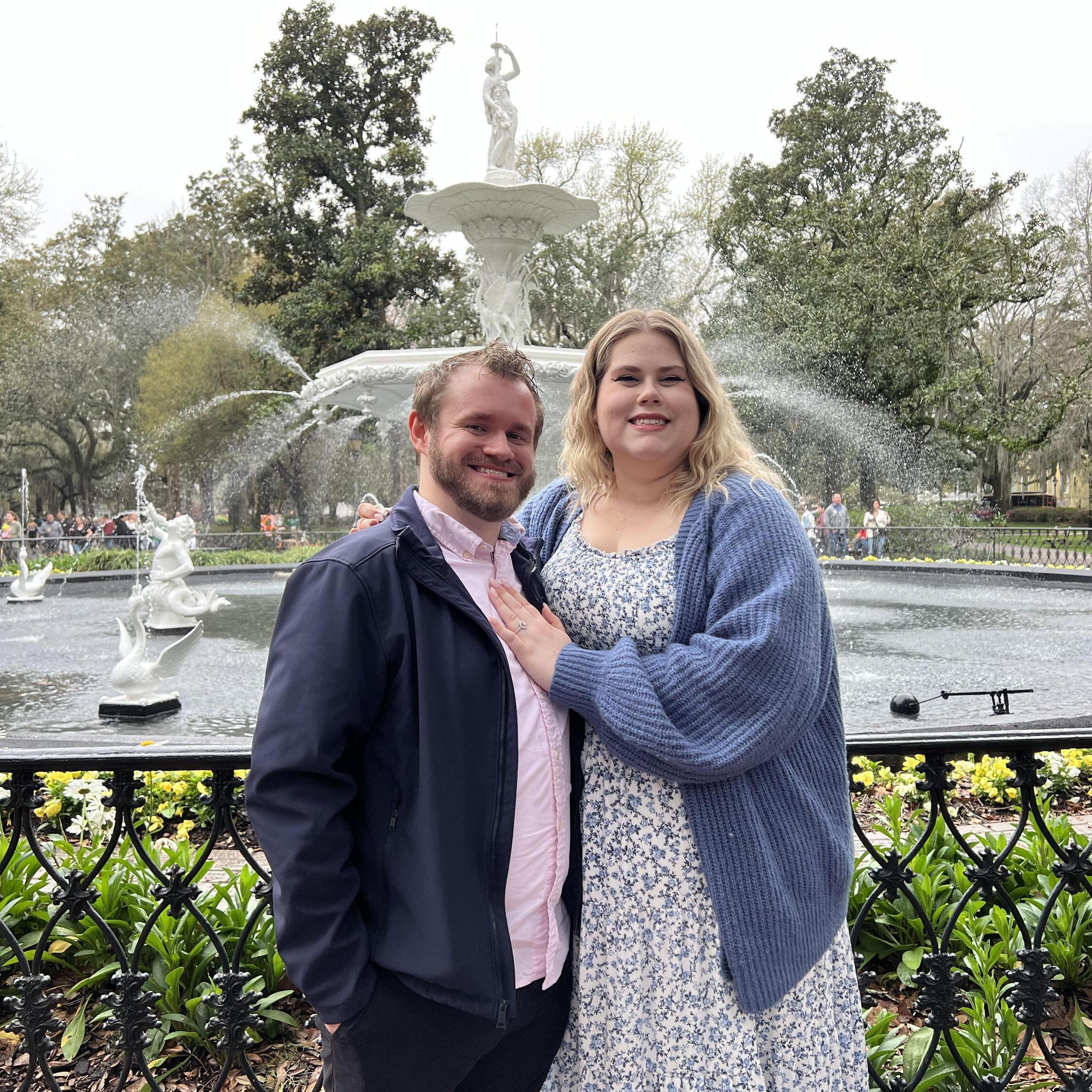 I was so nervous all day before proposing! - Stephen