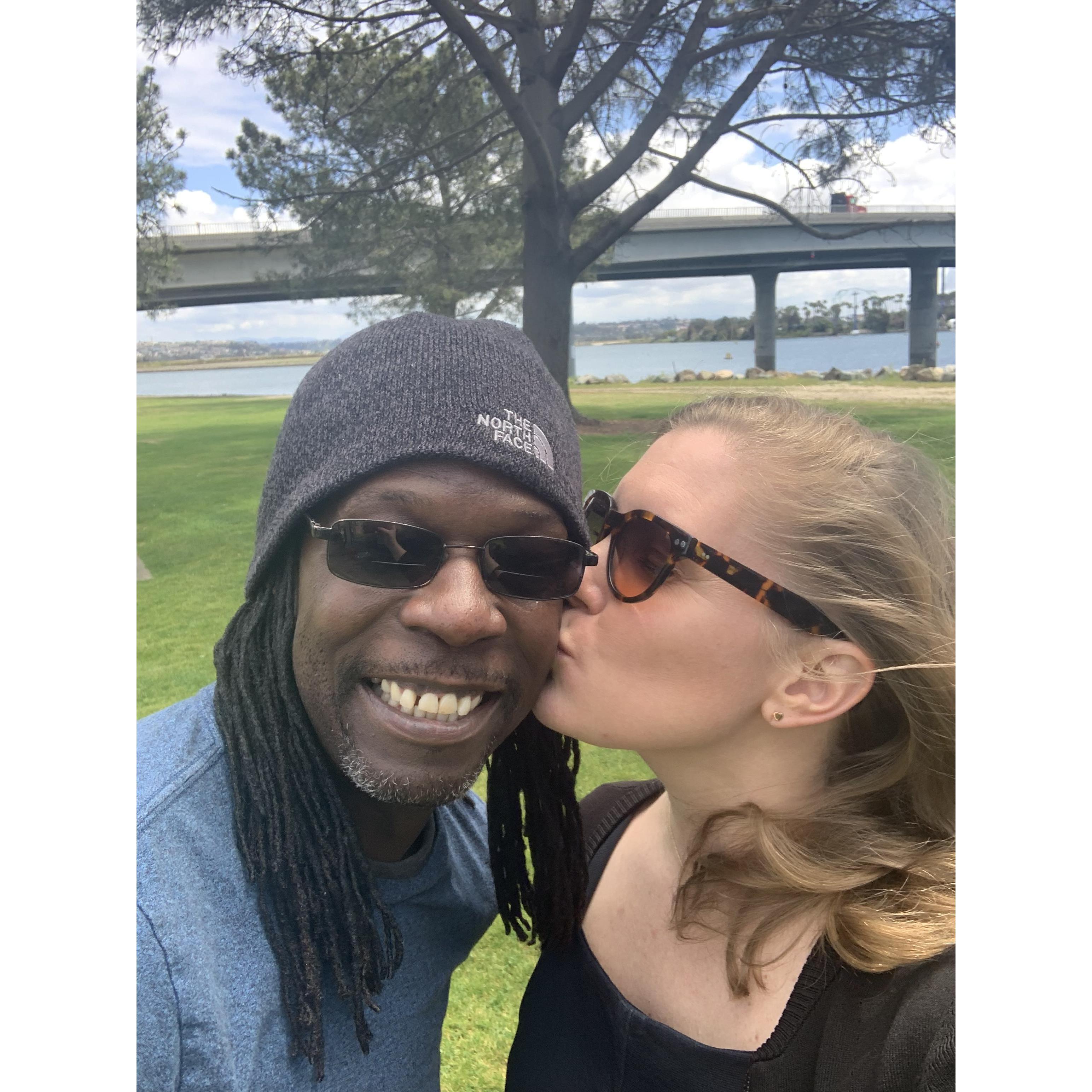 In San Diego at my Sister's wedding.