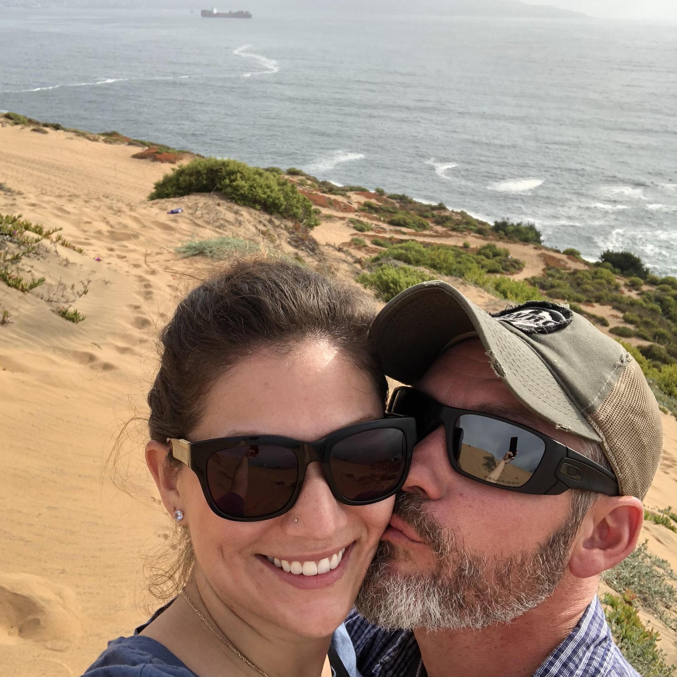 A moment on the dunes of the Chilean coastline.