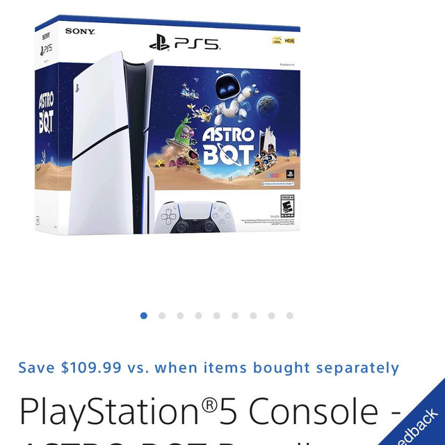 PlayStation®5 Console - ASTRO BOT Bundle (model group - slim)* Console